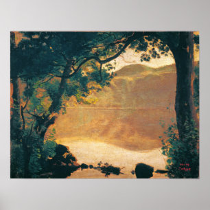 Poster Corot - Lac Nemisee