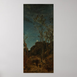 Poster Corot - Les Quatre Fois Par Jour (Nuit)