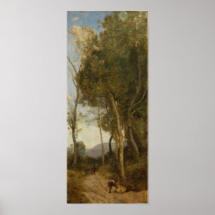 Poster Corot - Les Quatre Moments de la Journée (Midi)
