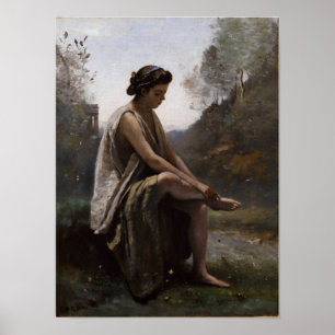 Poster Corot - L'Eurydice blessée 1868