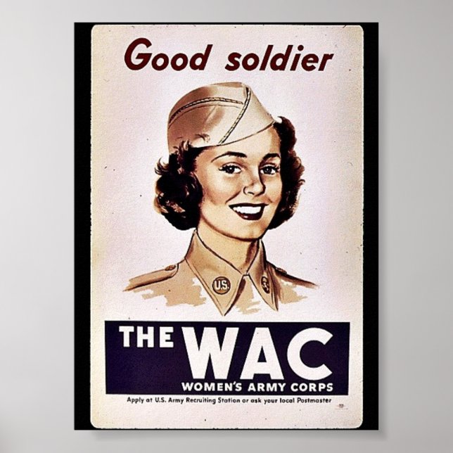 Poster Corps d'armée Wac Womens (Devant)