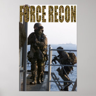 Poster Corps des Marines reconditionné