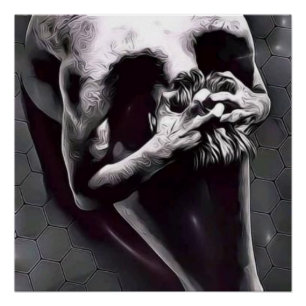Poster Corps du crâne