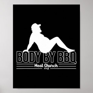 Poster Corps Par Bbq Viande Par Church Byrbecue Daddy Fun