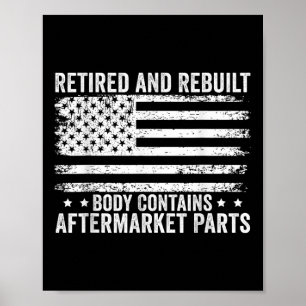 Poster Corps Retraité Et Reconstruit Contient Une Pièce A