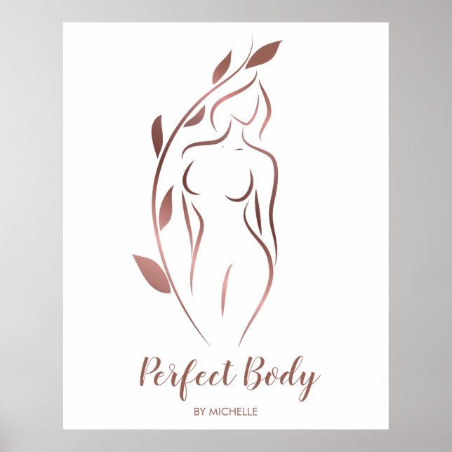 Poster Corps Sculpter Wellness Cosmétiques Beauté Spa Bus (Devant)