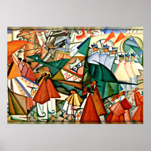 Poster Corpus Christi Procession, Amadeo de Souza-Cardoso