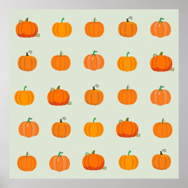 Poster Correctif citrouille (Devant)
