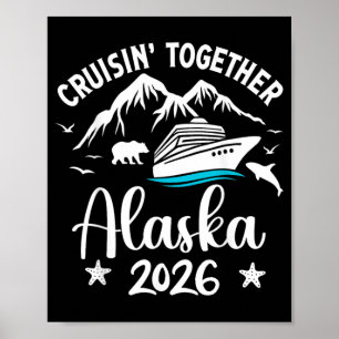 Poster Correspondance Famille Amis et Groupe Alaskan Alas