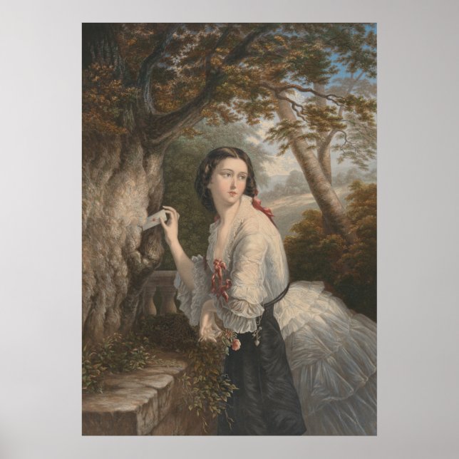 Poster Corresponde secrète : Note de fille à l'amour inte (Devant)