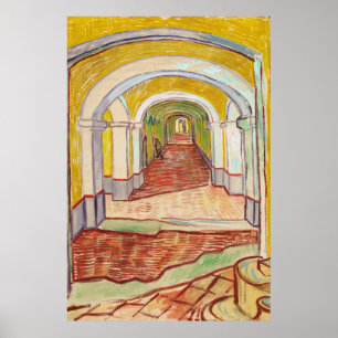 Poster Corridor dans l'asile (par Vincent van Gogh)