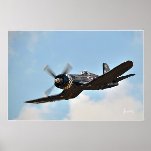 Poster Corsaire GullWing de F4U