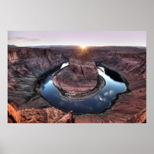 Poster Corse à fer à cheval, Arizona (Devant)