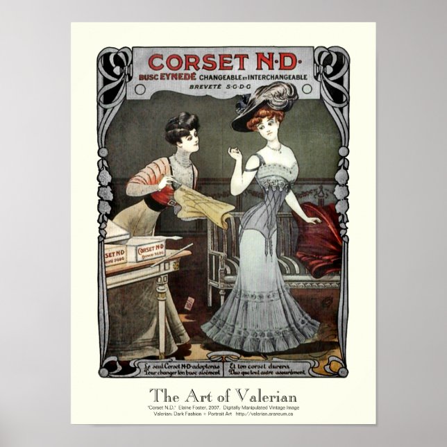 Poster Corset N.D. - Imprimer (Devant)