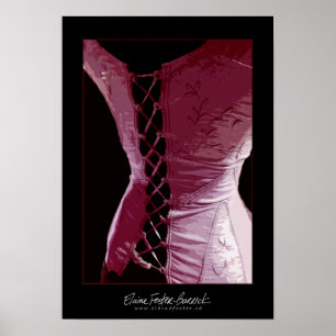Poster Corset rose - Imprimer