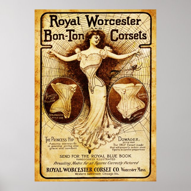 Poster Corsets royaux Worcester (Devant)