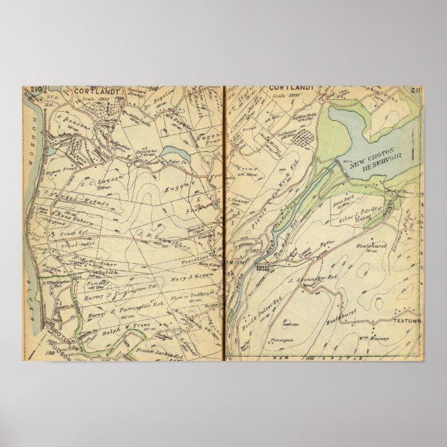 Poster Cortlandt, New York 2 (Devant)