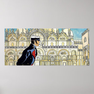 Poster Corto Maltese à Venise