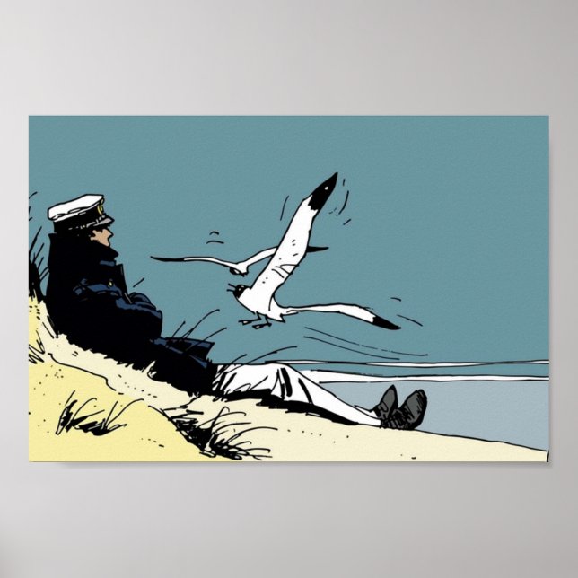 Poster Corto Maltese sur le rivage (Devant)