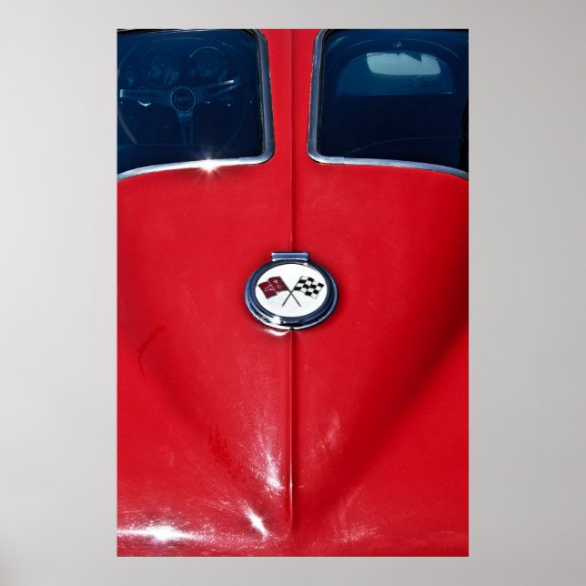 Poster Corvette 1963 (Devant)