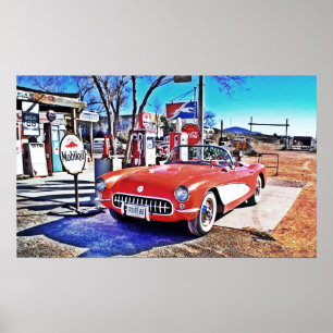 Poster Corvette 66