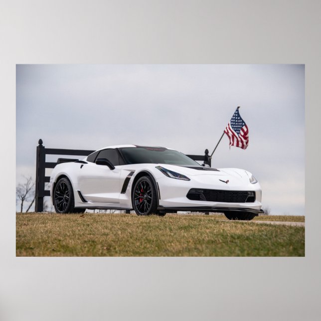 Poster Corvette C7 Z06 (Devant)