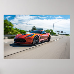 Poster Corvette C7 Z06