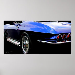POSTER CORVETTE : LA VOITURE DE SPORT D'AMÉRICAIN