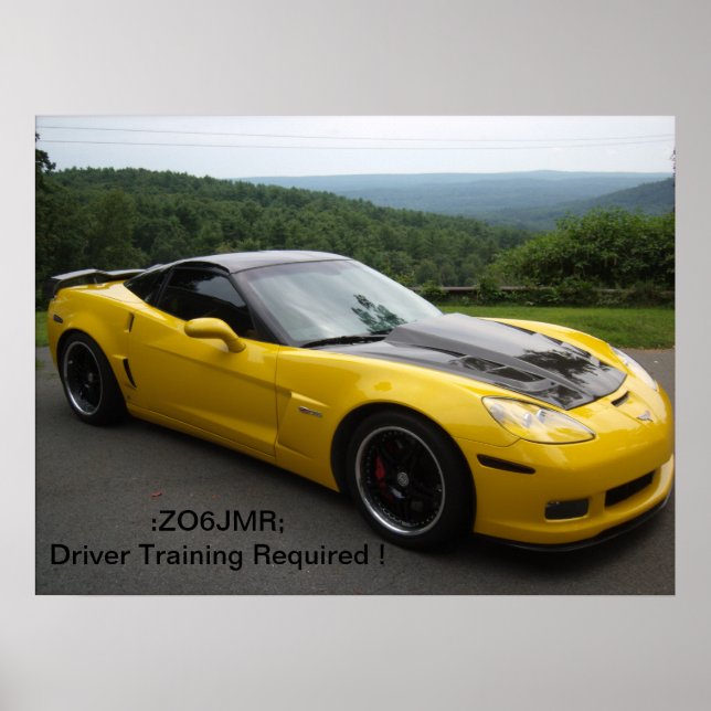 Poster corvette zo6 (Devant)