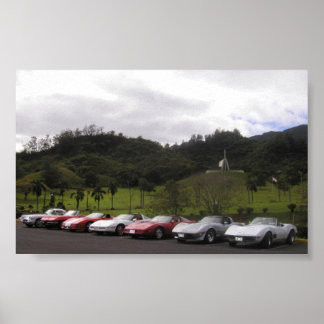 Poster Corvettes d'Hawaï