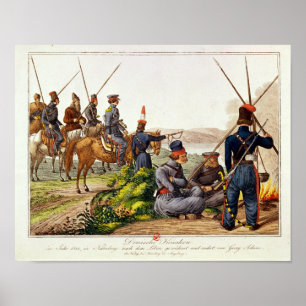 Poster Cosaques de Don en 1814