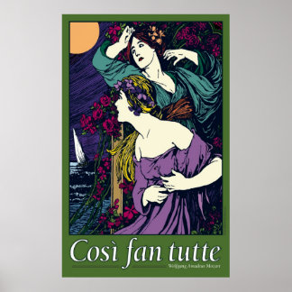 Poster Così fan tutte, Opéra