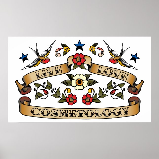 Poster Cosmétologie de l'amour vivant (Devant)