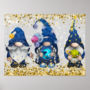 Poster Cosmic Astronomy Gnomes  