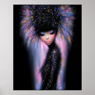 Poster Cosmic Diva Stellar Glow