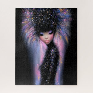 Poster Cosmic Diva Stellar Glow Jigsaw Puzzle
