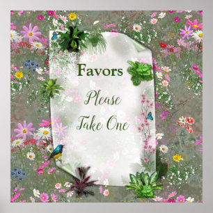 Poster Cosmos Wilderness Wild Flowers