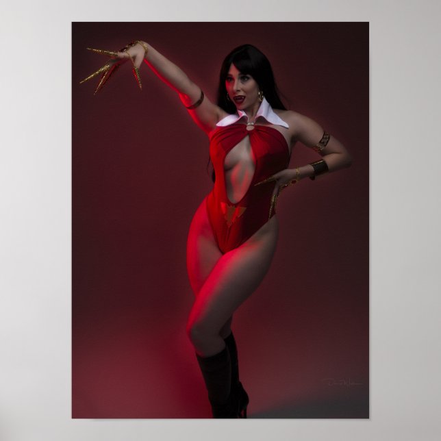 Poster Cosplay Vampirella (Devant)