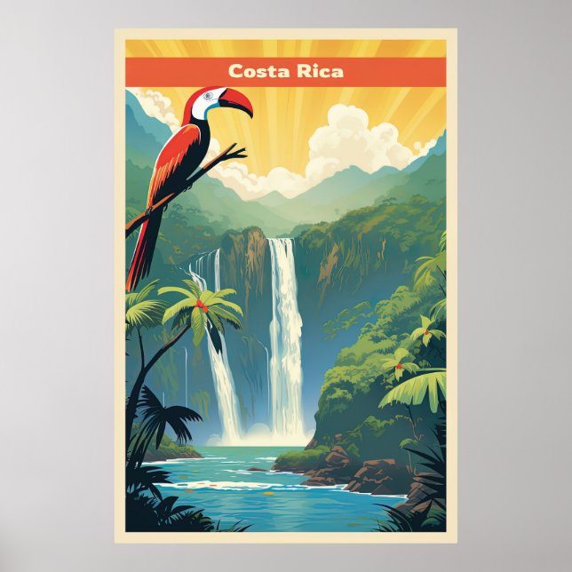 Poster Costa Rica, Voyage (Devant)