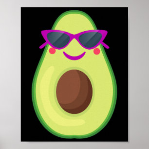 Poster Costume Avocado Drôle Halloween pour les femmes Gu