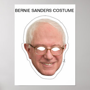 Poster Costume Bernie Sanders