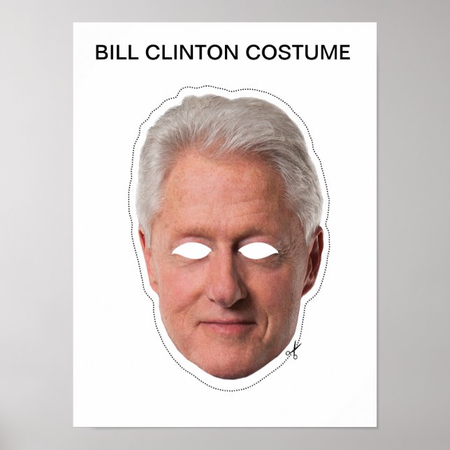 Poster Costume Bill Clinton (Devant)
