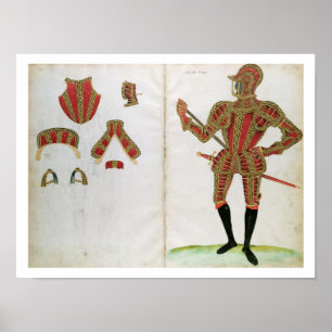 Poster Costume d'armure pour seigneur Compton, 'd'un