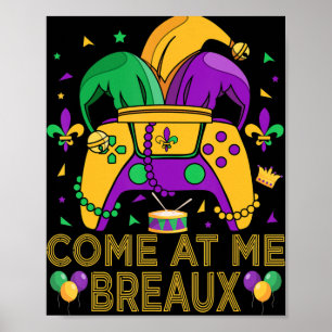 Poster Costume de Carnaval Mardi Gras de jeu vidéo Jeux