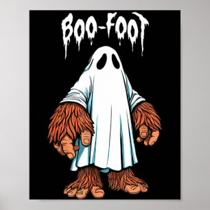 Poster Costume de fantôme Bigfoot Halloween sasquatch boo