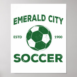 Poster Costume de foot byll de la cité d'émeraude de Wiza