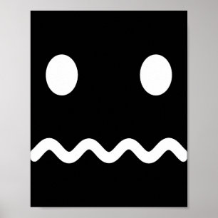 Poster Costume de groupe de fantômes de jeu vidéo rétro p