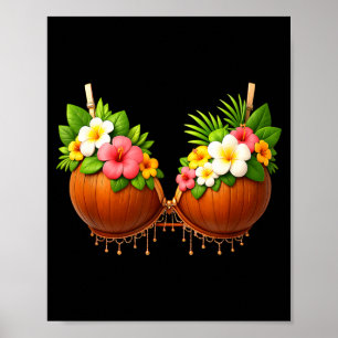 Poster Costume de Halloween DIY Soutien-Gorge Coco Drôle