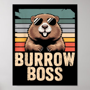 Poster Costume de la journée de la marmotte de Punxy Phil