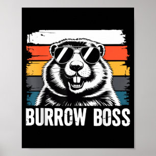Poster Costume de la journée du marmotte de Punxy Phils l